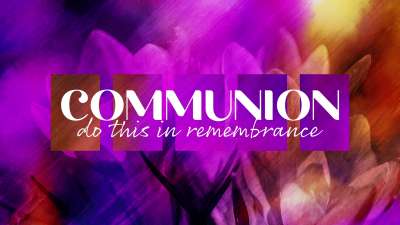 Painted Flowers Communion